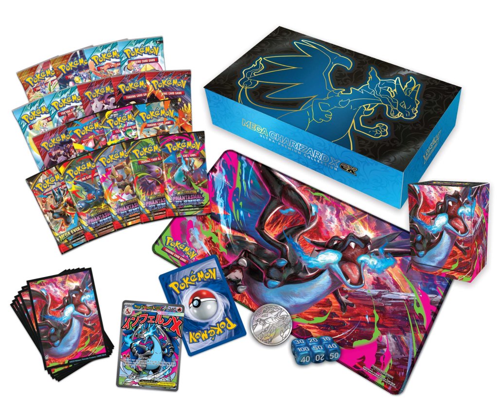 Pokemon TCG Mega Charizard X Ex Ultra Premium Collection pokemon-tcg-mega-charizard-x-ex-ultra-premium-collection