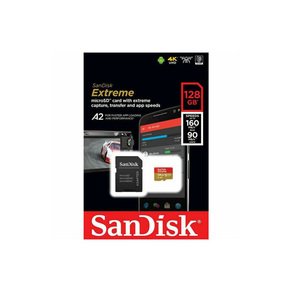 SanDisk 128GB Micro SD Card Class 30 A2