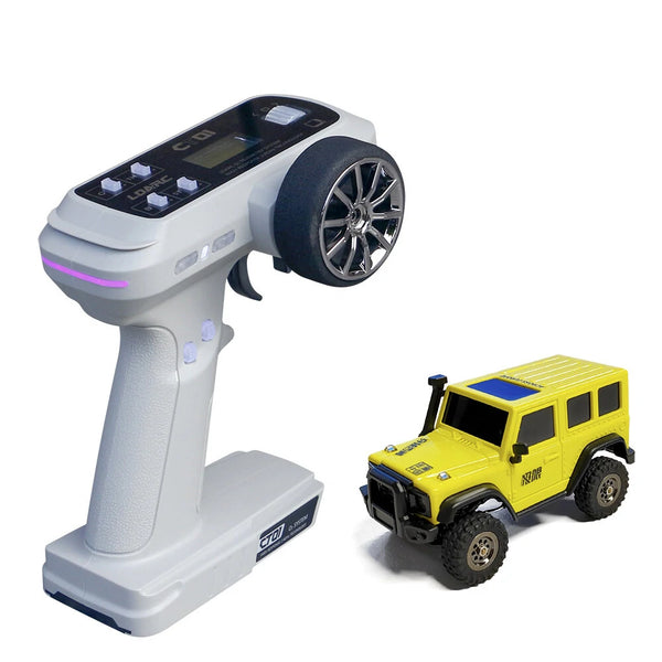 【コバ】 LDARC X43 RTR ミニクローラー デザートイエロー Amazon.com: LDARC 1:43 Scale Mini RC Crawler RTR RC Rock Truck 4x4