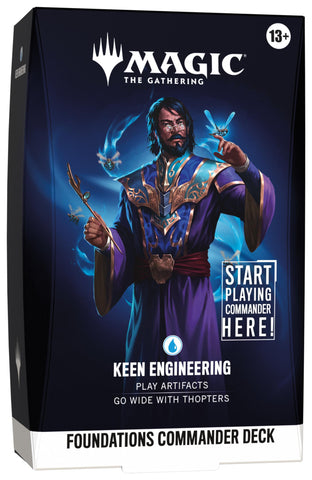 mtg commander deck starter Magic the Gathering Foundations Starter Commander Deck (Set of 5)