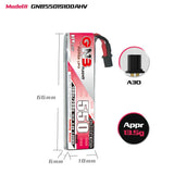 GAONENG GNB 550mAh 1S 100C 3.8V LiHV LiPo Battery A30 [DG]