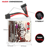 GAONENG GNB 6S 22.2V 4000mAh 10C XT60 Li-ion Battery made with Li-ion Lithium Ion 21700 [DG] - image2