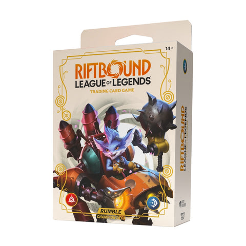 Riftbound League of Legends TCG Champion Deck Box Spiritforged: Rumble Riftbound League of Legends TCG Champion Deck Box Spiritforged: Rumble