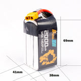 Auline EX 2000mAh 4S 120C 14.8V LiPo Battery XT60