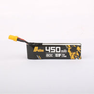 Auline 450mAh 1S 80C 3.8V LiHV Nanohawk X Battery XT30 [DG]-FpvFaster