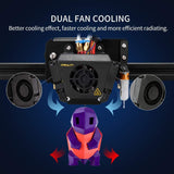 Creality 3D CR-X PRO 3D Printer Dual Color BL Touch Auto Leveling 300x300x400mm Print Size-FpvFaster