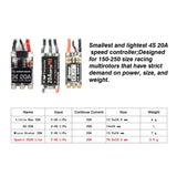 Spedix ES20 Lite 20A 2-4S Individual ESC-FpvFaster